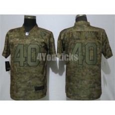 Women Nike Arizona Cardinals #40 Pat Tillman Camo Salute To Service Limited Jersey