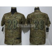 Women Nike Cincinnati Bengals #28 Joe Mixon Camo Salute To Service Limited Jersey