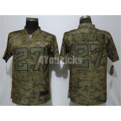Women Nike Jacksonville Jaguars #27 Leonard Fournette Camo Salute To Service Limited Jersey