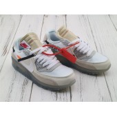 OFF-WHITE x NIKE AIR MAX 90 LIGHT GREY WHITE AA7293-100