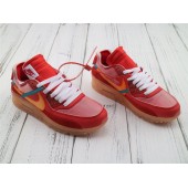 OFF-WHITE x NIKE AIR MAX 90 UNIVERSITY RED AA7293-600