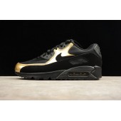 NIKE AIR MAX 90 ESSENTIAL BLACK METALLIC GOLD 537384-058