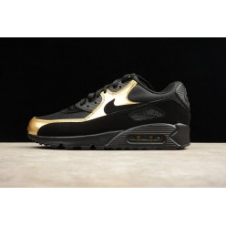 NIKE AIR MAX 90 ESSENTIAL BLACK METALLIC GOLD 537384-058