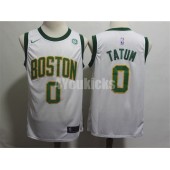 Boston Celtics #0 Jayson Tatum White 2018-19 City Edition Nike Swingman Jersey