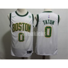 Boston Celtics #0 Jayson Tatum White 2018-19 City Edition Nike Swingman Jersey