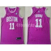 Boston Celtics #11 Kyrie Irving Purple Nike Authentic Jersey