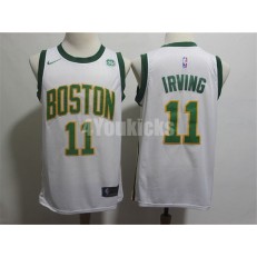 Boston Celtics #11 Kyrie Irving White 2018-19 City Edition Nike Swingman Jersey