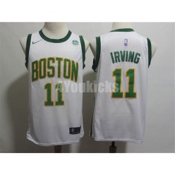 Boston Celtics #11 Kyrie Irving White 2018-19 City Edition Nike Swingman Jersey