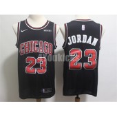 Chicago Bulls #23 Michael Jordan Black Nike Swingman Jersey