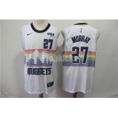 Denver Nuggets #27 Jamal Murray White 2018-19 City Edition Nike Swingman Jersey