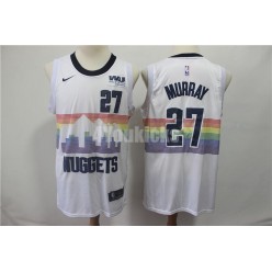 Denver Nuggets #27 Jamal Murray White 2018-19 City Edition Nike Swingman Jersey