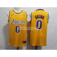 Los Angeles Lakers #0 Kyle Kuzma Gold 2018-19 Nike Swingman Jersey
