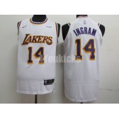 Los Angeles Lakers #14 Brandon Ingram White 2018-19 Nike Authentic Jersey