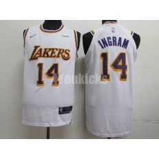 Los Angeles Lakers #14 Brandon Ingram White 2018-19 Nike Authentic Jersey