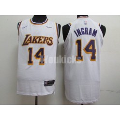 Los Angeles Lakers #14 Brandon Ingram White 2018-19 Nike Authentic Jersey