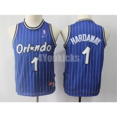 Orlando Magic #1 Penny Hardaway Blue Youth Nike Throwback Jersey