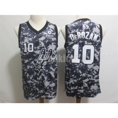 San Antonio Spurs #10 DeMar DeRozan Camo 2018-19 City Edition Nike Swingman Jersey