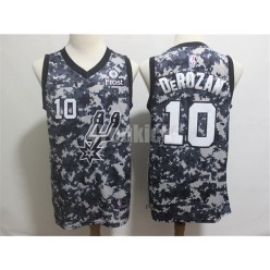 San Antonio Spurs #10 DeMar DeRozan Camo 2018-19 City Edition Nike Swingman Jersey