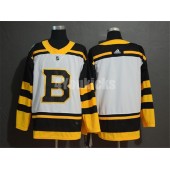 Boston Bruins Blank White 2019 Winter Classic Adidas NHL Men Jersey