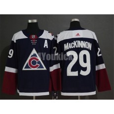 Colorado Avalanche #29 Nathan MacKinnon Navy Alternate Adidas NHL Men Jersey