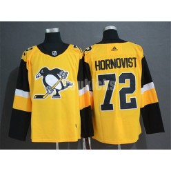Pittsburgh Penguins #72 Patric Hornqvist Gold Alternate Adidas NHL Men Jersey