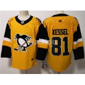 Pittsburgh Penguins #81 Evgeni Kessel Gold Gold Alternate Adidas NHL Men Jersey