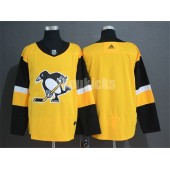 Pittsburgh Penguins Blank Gold Alternate Adidas NHL Men Jersey