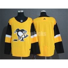 Pittsburgh Penguins Blank Gold Alternate Adidas NHL Men Jersey