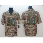 Dallas Cowboys #90 DeMarcus Lawrence Camo Salute To Service Limited Nike NFL Men Jersey