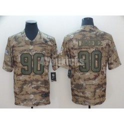 Dallas Cowboys #90 DeMarcus Lawrence Camo Salute To Service Limited Nike NFL Men Jersey