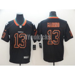 Miami Dolphins #13 Dan Marino Black Shadow Legend Limited Nike NFL Men Jersey