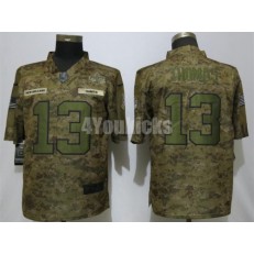 New Orleans Saints #13 Micheal Thomas Camo Salute To Service Limited Nike NFL Men Jersey