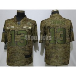 New Orleans Saints #13 Micheal Thomas Camo Salute To Service Limited Nike NFL Men Jersey
