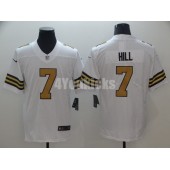 New Orleans Saints #7 Taysom Hill White Color Rush Limited Nike NFL Men Jersey