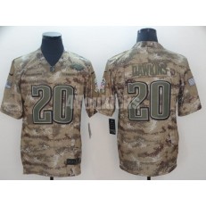 Philadelphia Eagles #20 Brian Dawkins Camo Salute To Service Limited Nike NFL Men Jersey