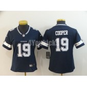 Women Nike Dallas Cowboys #19 Amari Cooper Navy Vapor Untouchable Limited Jersey