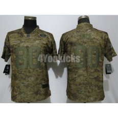 Women Nike San Francisco 49ers #80 Jerry Rice Camo Salute To Service Limited Jersey