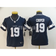 Youth Nike Dallas Cowboys #19 Amari Cooper Navy Vapor Untouchable Limited Jersey