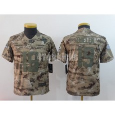 Youth Nike Minnesota Vikings #19 Adam Thielen Camo Salute To Service Limited Jersey