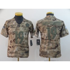 Youth Nike Pittsburgh Steelers #19 JuJu Smith-Schuster Camo Salute To Service Limited Jersey