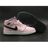 AIR JORDAN 1 MID GS PINK BLACK 555112-601
