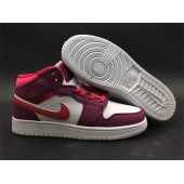 AIR JORDAN 1 MID GS TRUE BERRY RUSH PINK 555112-661
