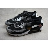 NIKE AIR MAX 90 ULTRA 2.0 FLYKNIT BLACK WOLF GREY WHITE
