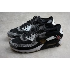 NIKE AIR MAX 90 ULTRA 2.0 FLYKNIT BLACK WOLF GREY WHITE