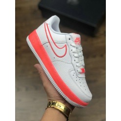 NIKE WMNS AIR FORCE 1 LOW WHITE PINK 596728-060