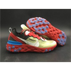 UNDERCOVER x NIKE REACT ELEMENT 87 RED GREEN BLUE AQ1813-339