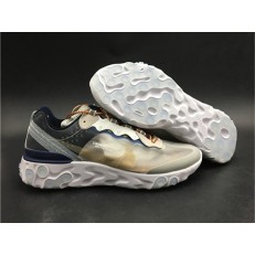 UNDERCOVER x NIKE REACT ELEMENT 87 WHITE CREAM BLUE AQ1813-343