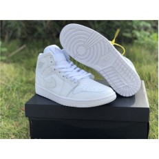 AIR JORDAN 1 MID WHITE 554724-109