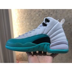 AIR JORDAN 12 RETRO GS GRADE SCHOOL LIGHT AQUA 510815-100