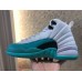 AIR JORDAN 12 RETRO GS GRADE SCHOOL LIGHT AQUA 510815-100